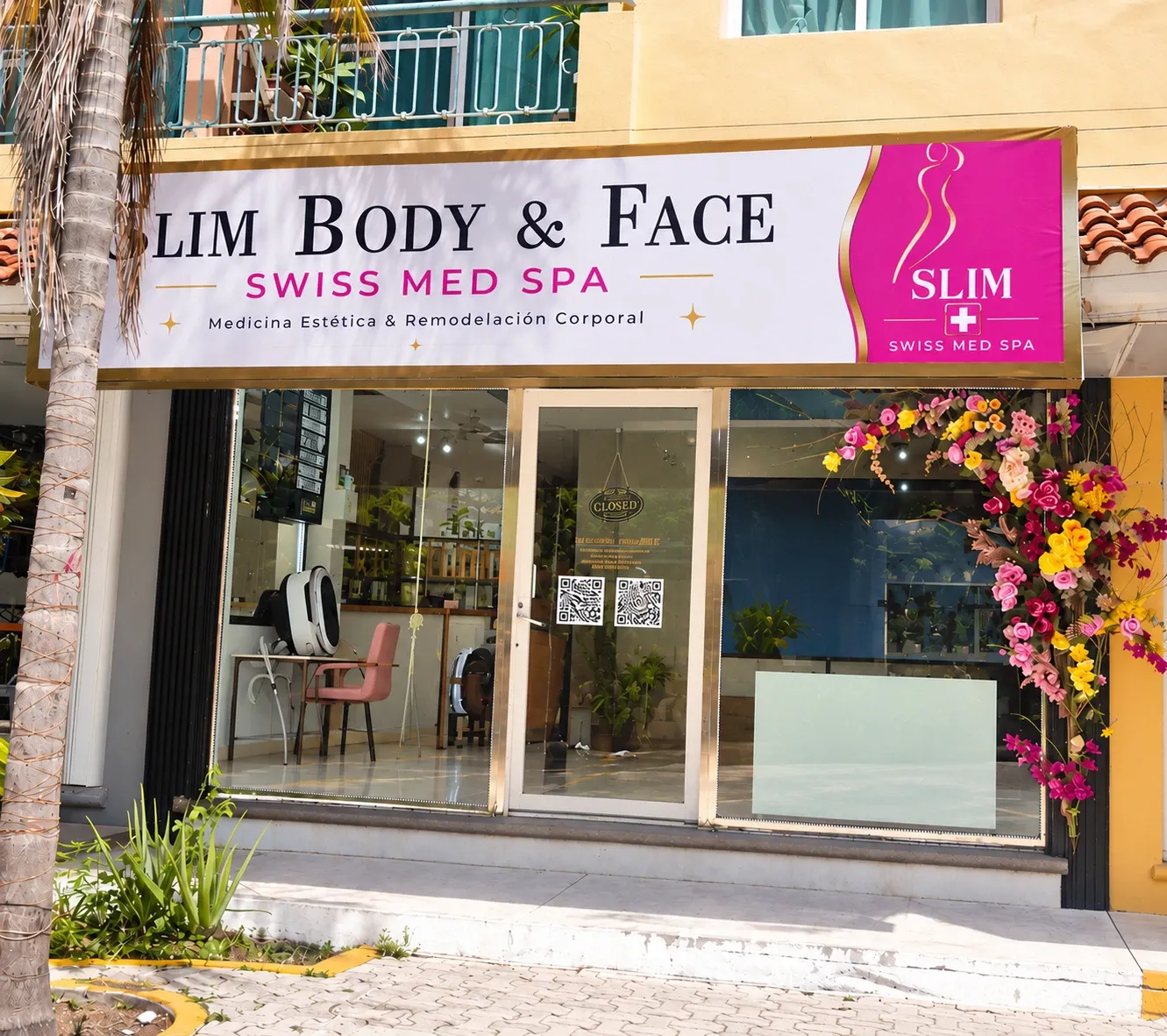 Fachada de Slim Body & Face en la 5a. Avenida